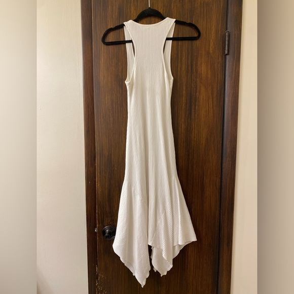 A.L.C. White Bea Ribbed Dress (SD1) - Picture 7 of 8